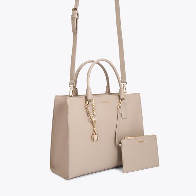 Carvela By Kurt Geiger LATTE Taupe Tote Bag By CARVELA