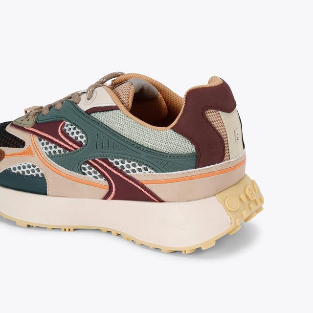 Carvela By Kurt Geiger LAVISH Green Lace Up Sneaker By KG KURT GEIGER