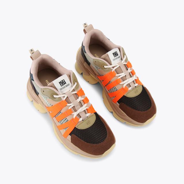 Carvela By Kurt Geiger LAYA Neutral Sneakers By KG KURT GEIGER