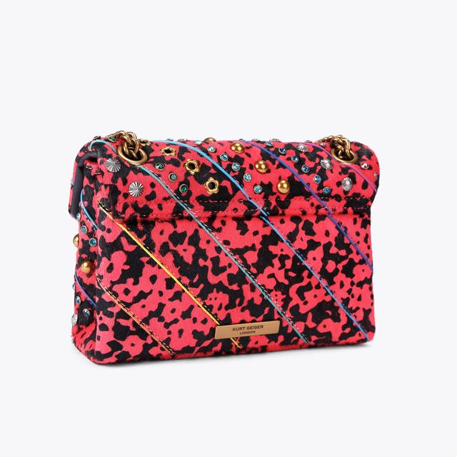 Carvela By Kurt Geiger LEATHER MINI KENSINGTON L Pink Calhfair Mini Bag By KURT GEIGER LONDON