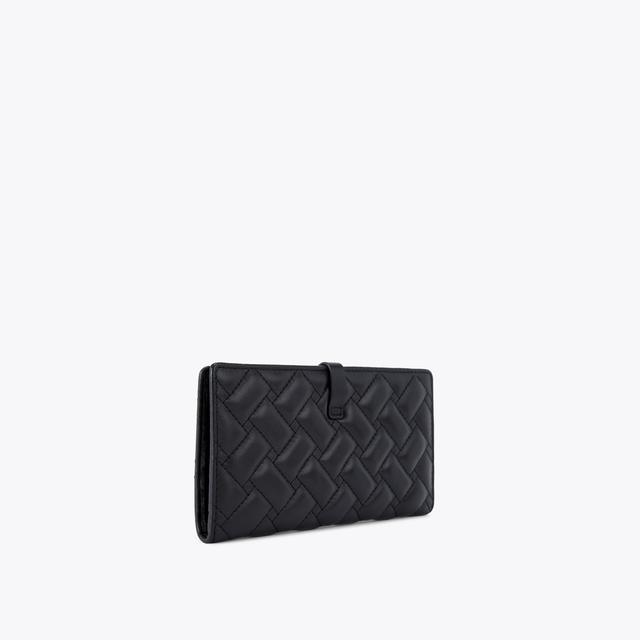Carvela By Kurt Geiger LEATHER SOFT WALLET Black Leather Wallet By KURT GEIGER LONDON