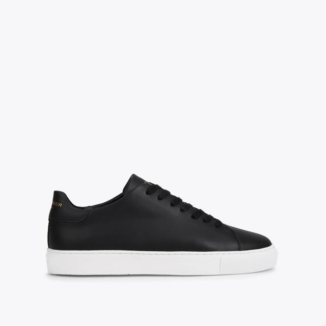 carvela by kurt geiger LENNON Black Leather Lace Up Sneakers by KURT GEIGER LONDON