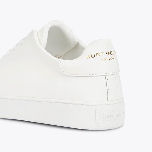 Carvela By Kurt Geiger LENNON White Leather Lace Up Sneakers By KURT GEIGER LONDON