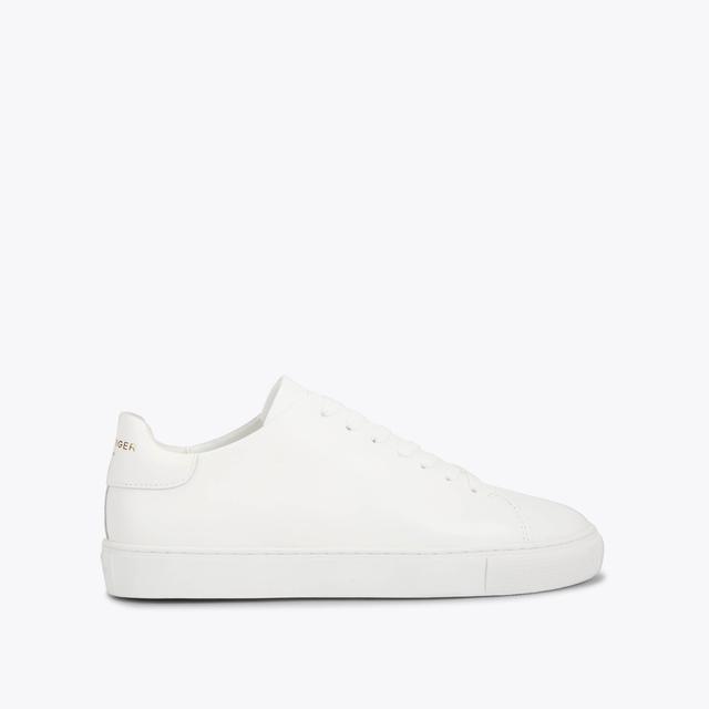 carvela by kurt geiger LENNON White Leather Lace Up Sneakers by KURT GEIGER LONDON