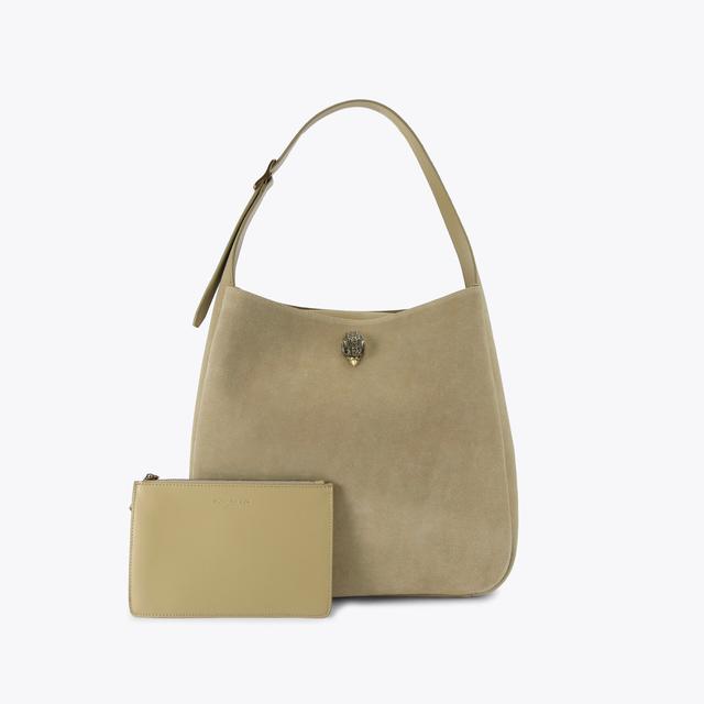 carvela by kurt geiger LG BOND HOBO Suede Large Hobo Bag by KURT GEIGER LONDON