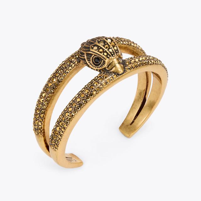 carvela by kurt geiger LG CHELSEA CUFF Antiqued Brass Crystal Cuff by KURT GEIGER LONDON