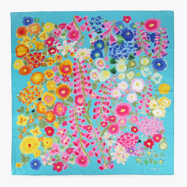 Carvela By Kurt Geiger LG SQUARE SCARF Large Floral Square Scarf By KURT GEIGER LONDON