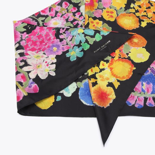 Carvela By Kurt Geiger LG SQUARE SCARF Square Floral Scarf By KURT GEIGER LONDON
