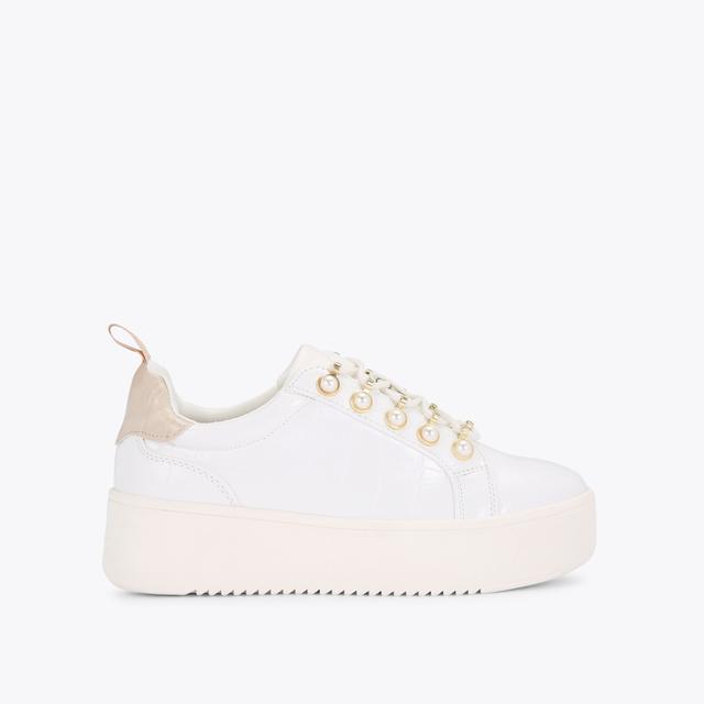 carvela by kurt geiger LIGHTER PEARL White Trainers by KG KURT GEIGER