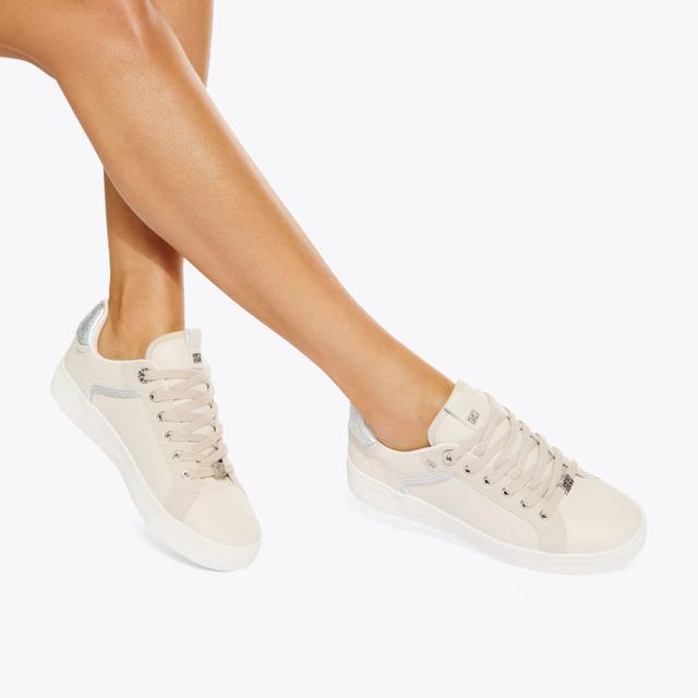 Carvela By Kurt Geiger LILLIAN Blush Crystal Sneaker By KG KURT GEIGER