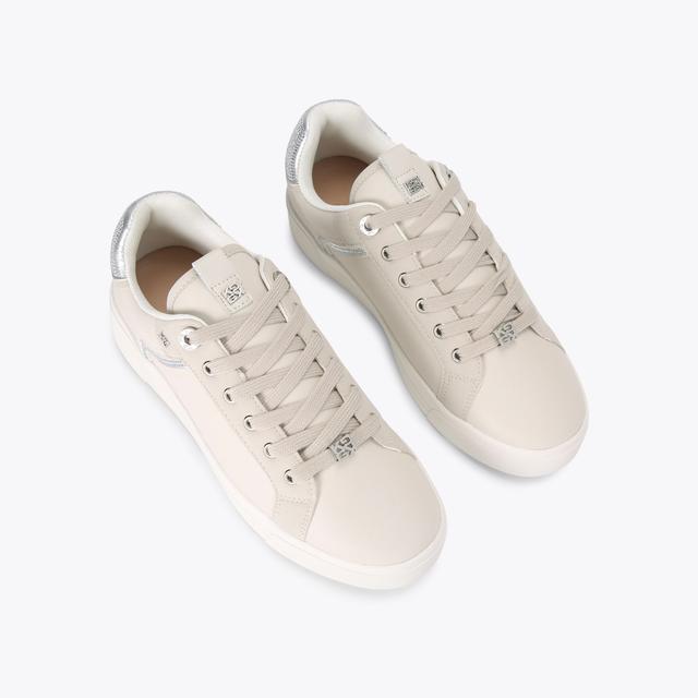 Carvela By Kurt Geiger LILLIAN Blush Crystal Sneaker By KG KURT GEIGER