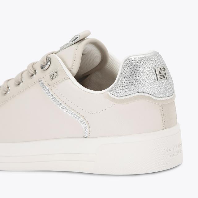 Carvela By Kurt Geiger LILLIAN Blush Crystal Sneaker By KG KURT GEIGER