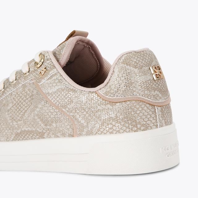 Carvela By Kurt Geiger LILLIAN Snake Print Trainer By KG KURT GEIGER
