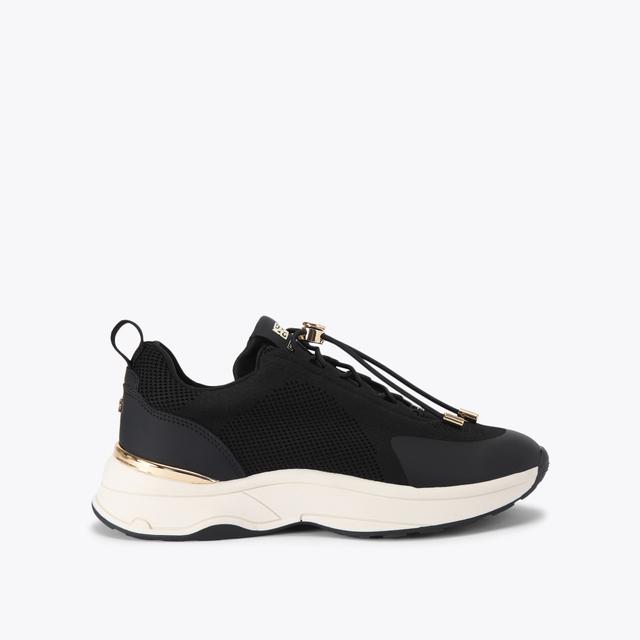 carvela by kurt geiger LINK TOGGLE Black Knitted Sneaker by KG KURT GEIGER