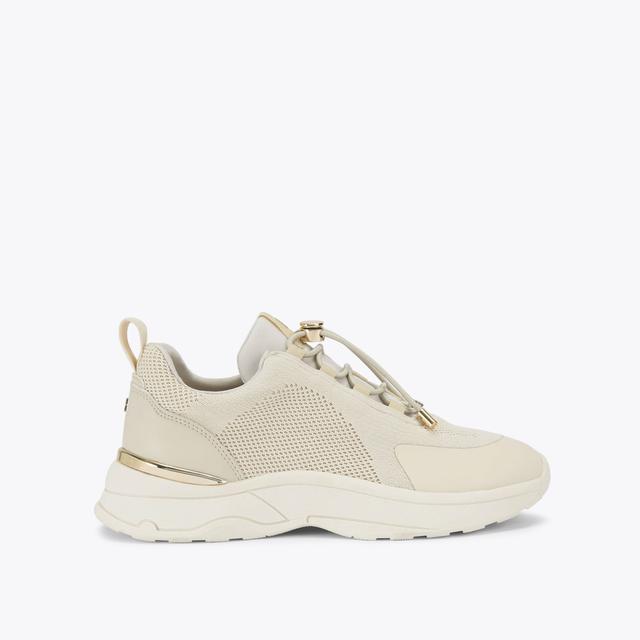 carvela by kurt geiger LINK TOGGLE Bone Knitted Sneaker by KG KURT GEIGER