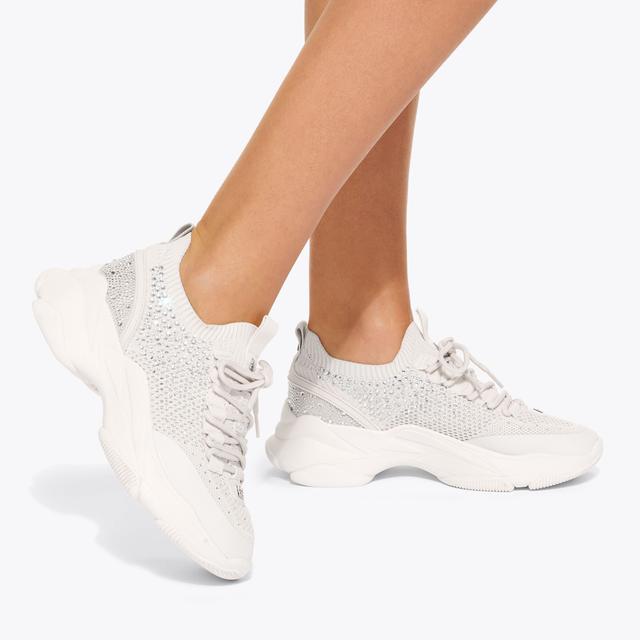 Carvela By Kurt Geiger LIVELY GEM Bone Embellished Sneaker By KG KURT GEIGER