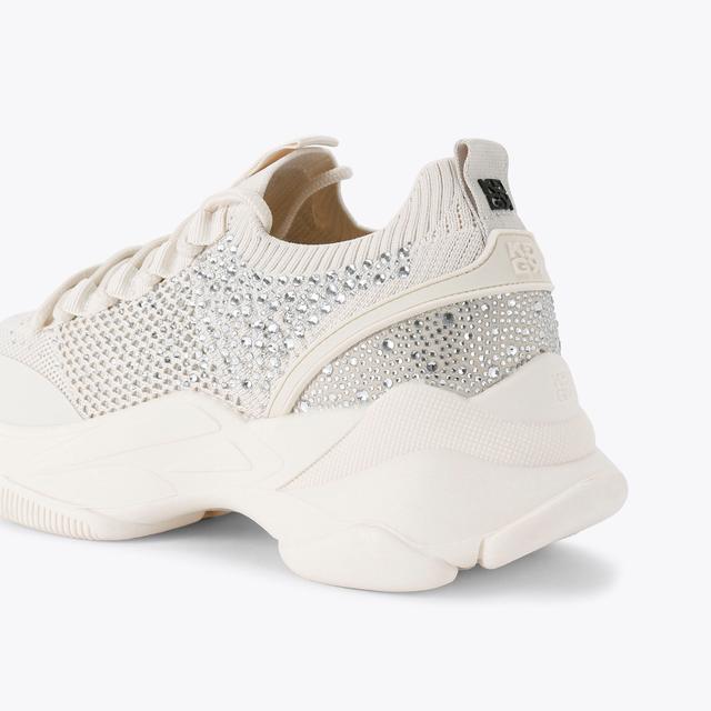 Carvela By Kurt Geiger LIVELY GEM Bone Embellished Sneaker By KG KURT GEIGER