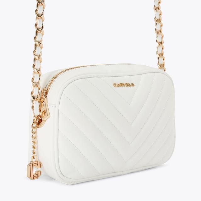 Carvela By Kurt Geiger LOLA CROSS BODY White Cross Body Bag By CARVELA