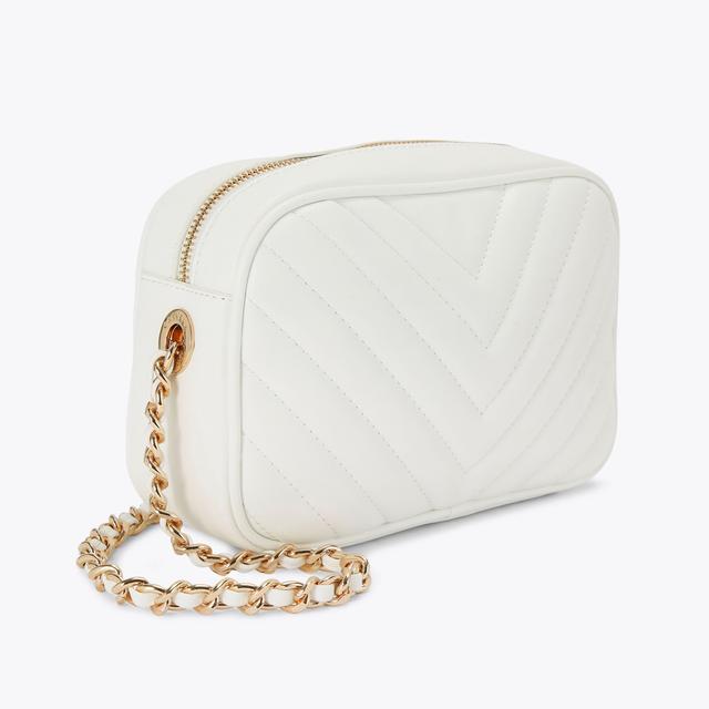 Carvela By Kurt Geiger LOLA CROSS BODY White Cross Body Bag By CARVELA