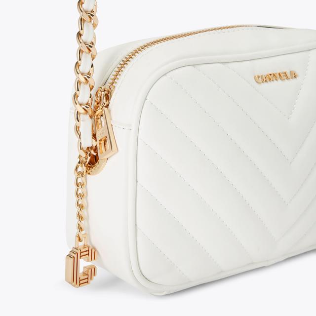 Carvela By Kurt Geiger LOLA CROSS BODY White Cross Body Bag By CARVELA