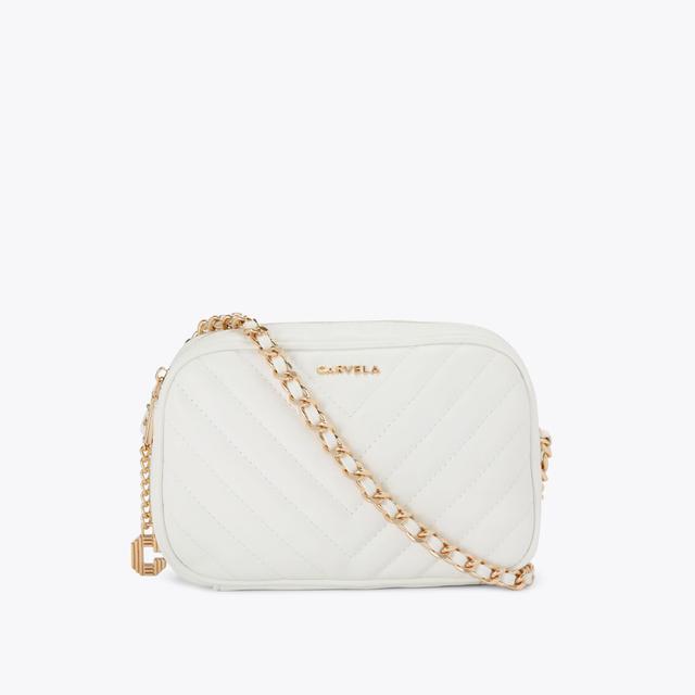 carvela by kurt geiger LOLA CROSS BODY White Cross Body Bag by CARVELA