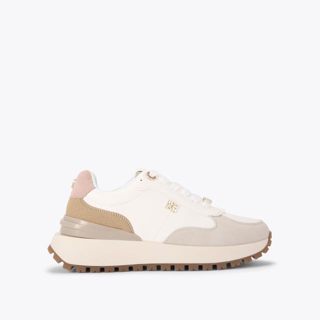carvela by kurt geiger LOUISA2 Bone Pink Taupe Trainers by KG KURT GEIGER