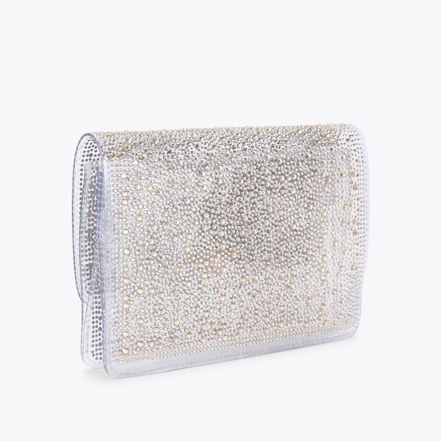 Carvela By Kurt Geiger LOVEBIRD CLUTCH Transparent Clutch Bag By CARVELA