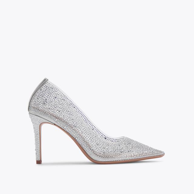 carvela by kurt geiger LOVEBIRD VINYL Silver Court Heels by CARVELA