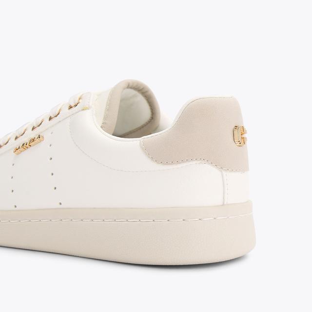 Carvela By Kurt Geiger LUELLA White Lace Up Trainer By CARVELA