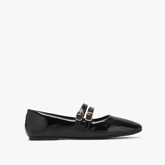 carvela by kurt geiger MAGIC Shiny Black Ballet Flats by KG KURT GEIGER
