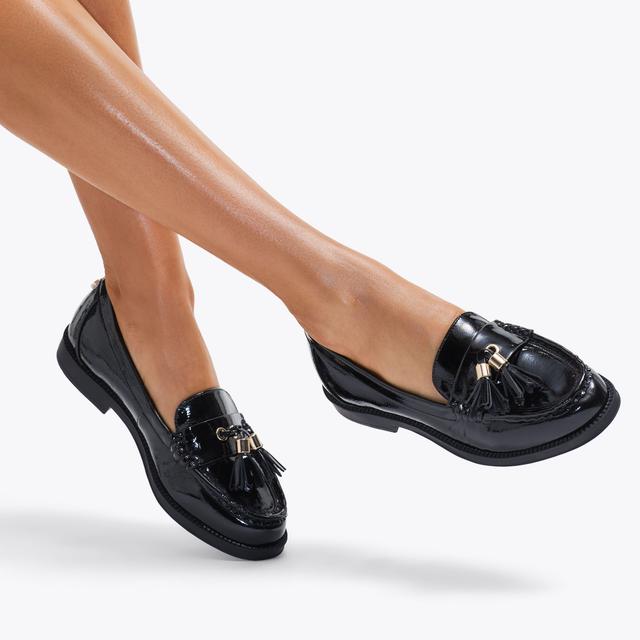 Carvela By Kurt Geiger MANOR Black Patent Loafer By CARVELA