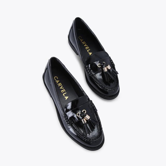 Carvela By Kurt Geiger MANOR Black Patent Loafer By CARVELA