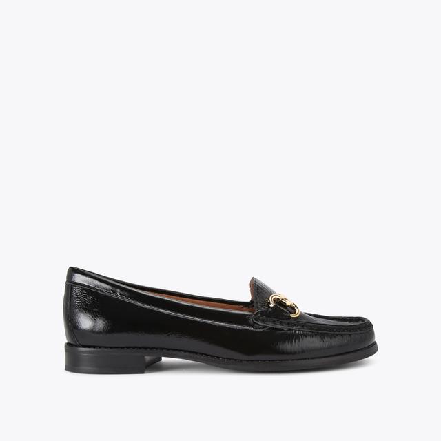carvela by kurt geiger MATILDA Black Patent Slip On Shoes by KG KURT GEIGER
