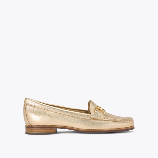 carvela by kurt geiger MATILDA Gold Leather Slip On by KG KURT GEIGER