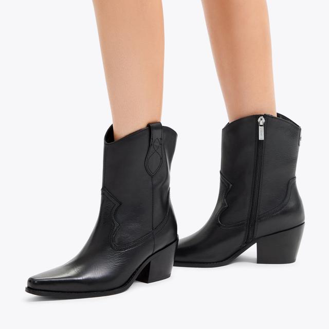 Carvela By Kurt Geiger MAVEN Black Western Boot By CARVELA