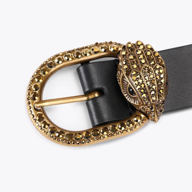 Carvela By Kurt Geiger MAYFAIR 30 BELT Black Leather Belt By KURT GEIGER LONDON