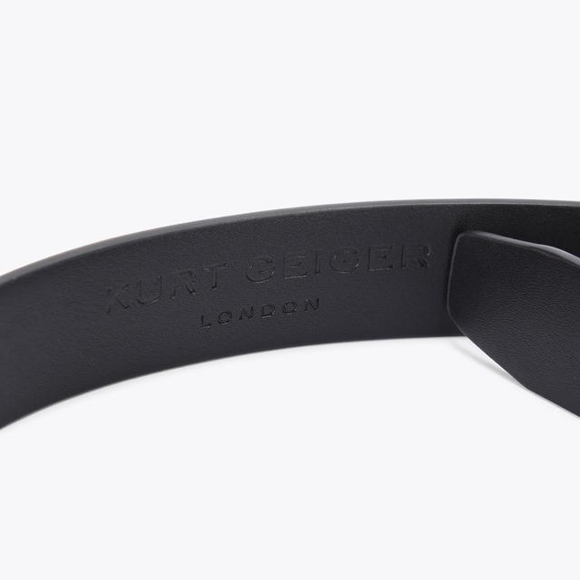 Carvela By Kurt Geiger MAYFAIR 30 BELT Black Leather Belt By KURT GEIGER LONDON