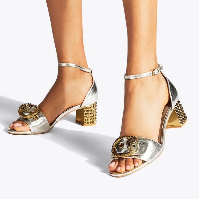 Carvela By Kurt Geiger MAYFAIR BLOCK MID HEEL Black Mid Heel By KURT GEIGER LONDON