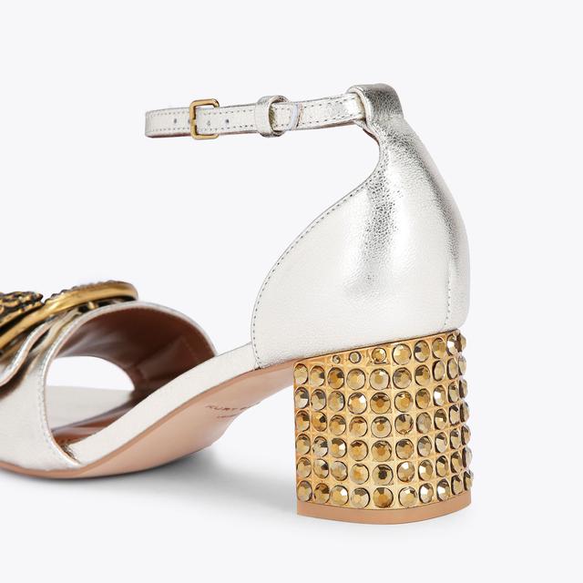 Carvela By Kurt Geiger MAYFAIR BLOCK MID HEEL Black Mid Heel By KURT GEIGER LONDON