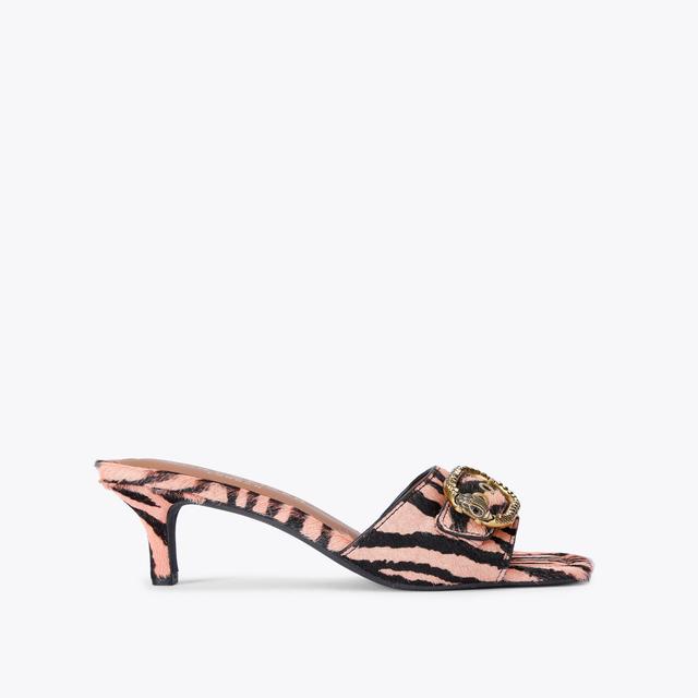 carvela by kurt geiger MAYFAIR MULE MID HEEL SDL Pink Calfhair Heel by KURT GEIGER LONDON