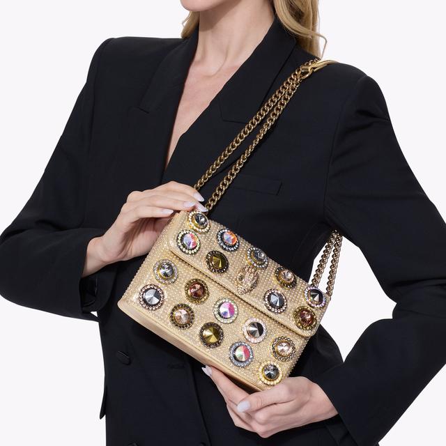 Carvela By Kurt Geiger MD KENSINGTON OCTAVIA Gold Metallic Iridescent Mini Bag By KURT GEIGER LONDON