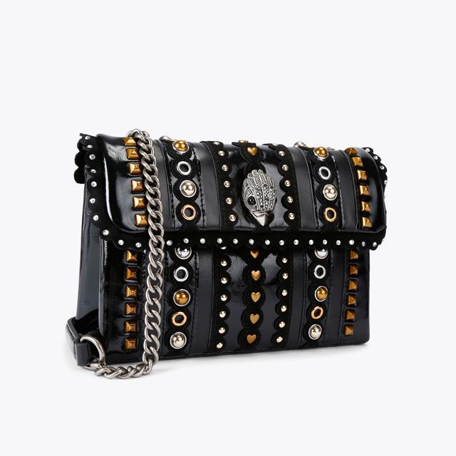 Carvela By Kurt Geiger MD KENSINGTON STUDS Black Studded Leather Bag By KURT GEIGER LONDON