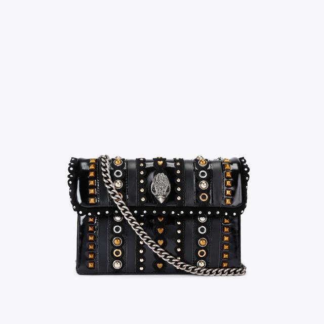 carvela by kurt geiger MD KENSINGTON STUDS Black Studded Leather Bag by KURT GEIGER LONDON