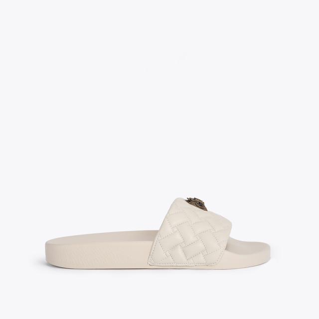 carvela by kurt geiger MEENA EAGLE Bone Quilt Eagle Sliders by KURT GEIGER LONDON