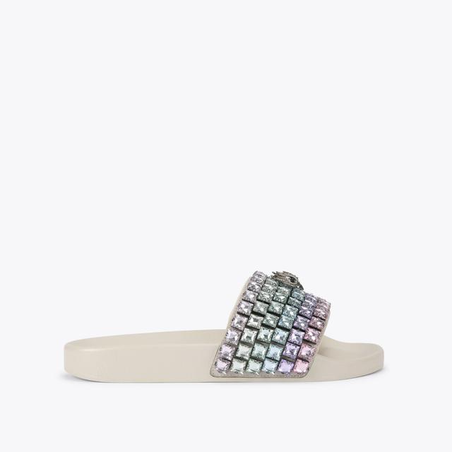 carvela by kurt geiger MEENA EAGLE JEWEL Bone Weave Print Slip On Sandal by KURT GEIGER LONDON
