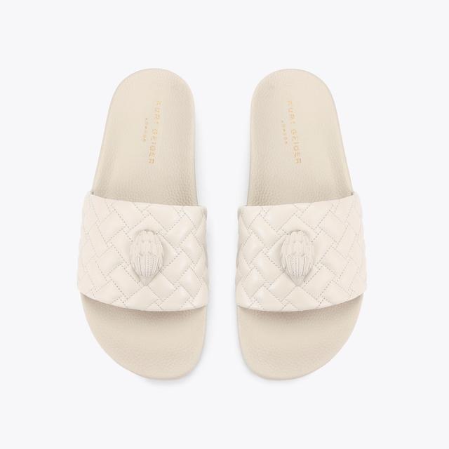 Carvela By Kurt Geiger MEENA EAGLE MENS Bone Slip On Sandal By KURT GEIGER LONDON