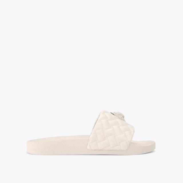 carvela by kurt geiger MEENA EAGLE MENS Bone Slip On Sandal by KURT GEIGER LONDON