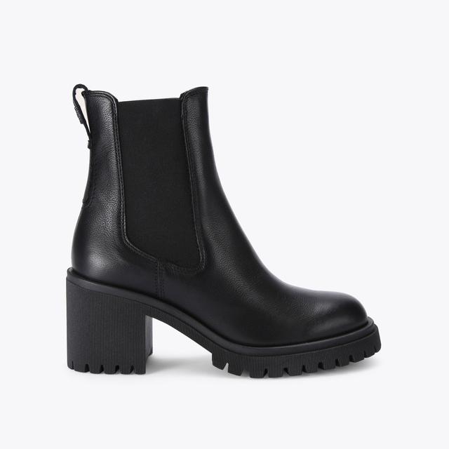 carvela by kurt geiger MEGA Black Leather Ankle Boots by CARVELA COMFORT