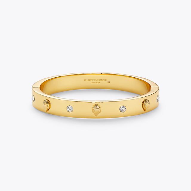 carvela by kurt geiger METAL EAGLE BANGLE Gold Structured Eagle Head Bangle by KURT GEIGER LONDON