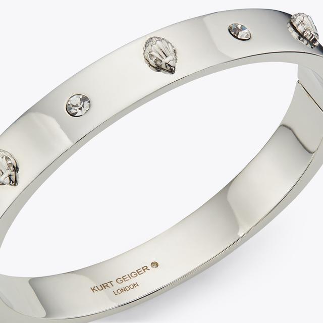 Carvela By Kurt Geiger METAL EAGLE BANGLE Silver Structured Eagle Head Bangle By KURT GEIGER LONDON